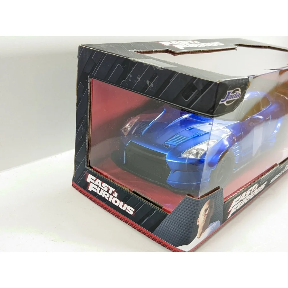 JADA‎ Fast and Furious 9 Brian's Nissan GT-R R35 Ben Sopra Blue Diecast Car 1/32